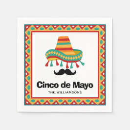 Cinco de Mayo Personalisiert Serviette