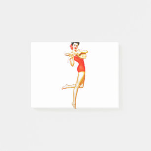 cinco de mayo Pin-up Mädchen Post-it Klebezettel