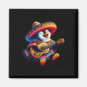 Cinco De Mayo Pinguin Lass uns Fiesta Matching Mex Magnet
