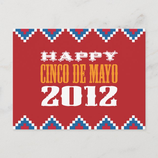 Cinco de Mayo Postcard Postkarte (Vorderseite)