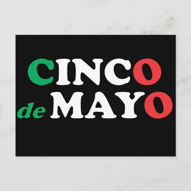 Cinco de Mayo Postcard Postkarte (Vorderseite)