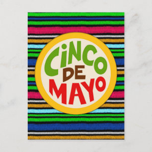 Cinco De Mayo Postkarte