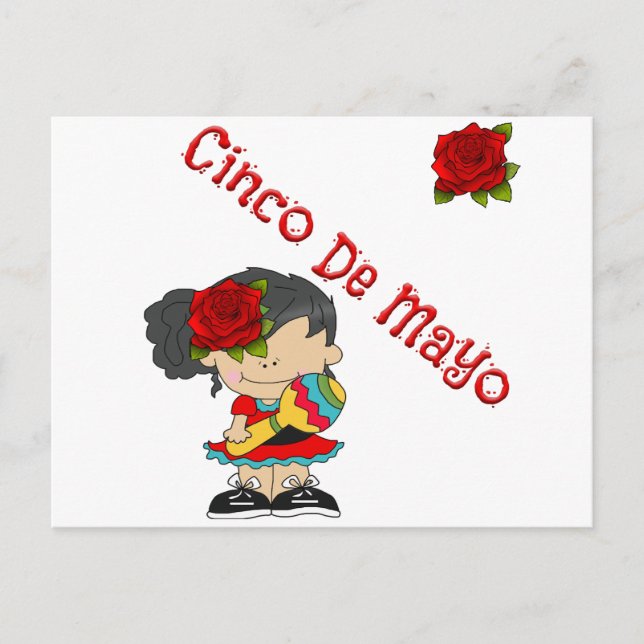 Cinco De Mayo Postkarte (Vorderseite)
