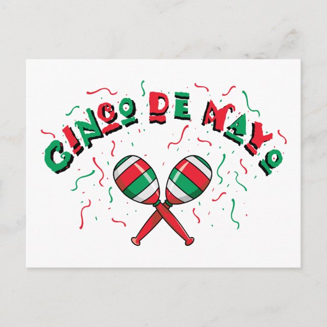 Cinco de Mayo Postkarte (Vorderseite)