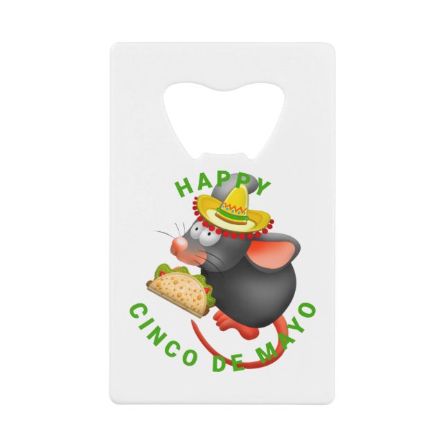 cinco de mayo rat geldbeutel flaschenöffner (Vorderseite)