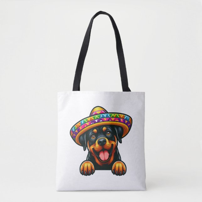 Cinco de Mayo Rottweiler Mexiko Feier (Vorderseite)