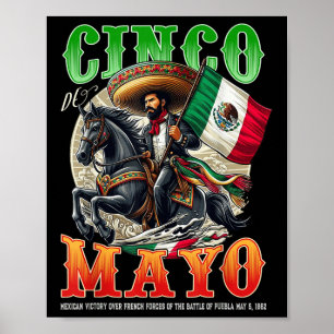 Cinco de Mayo Schlacht von Puebla 1862 Mexikanisch Poster