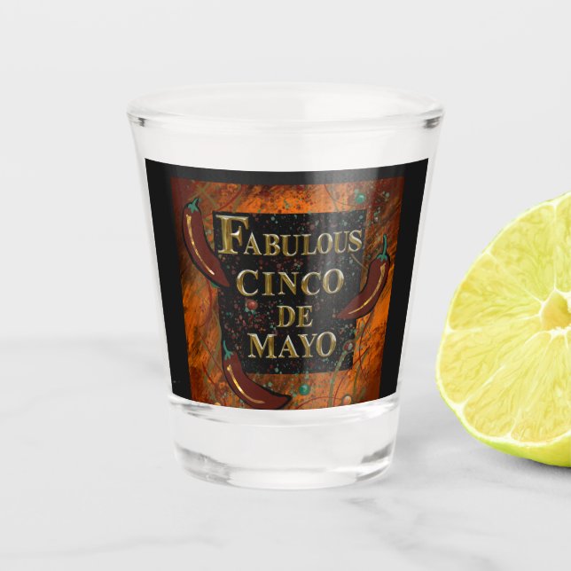 Cinco de Mayo  Schnapsglas (Vorderseite)