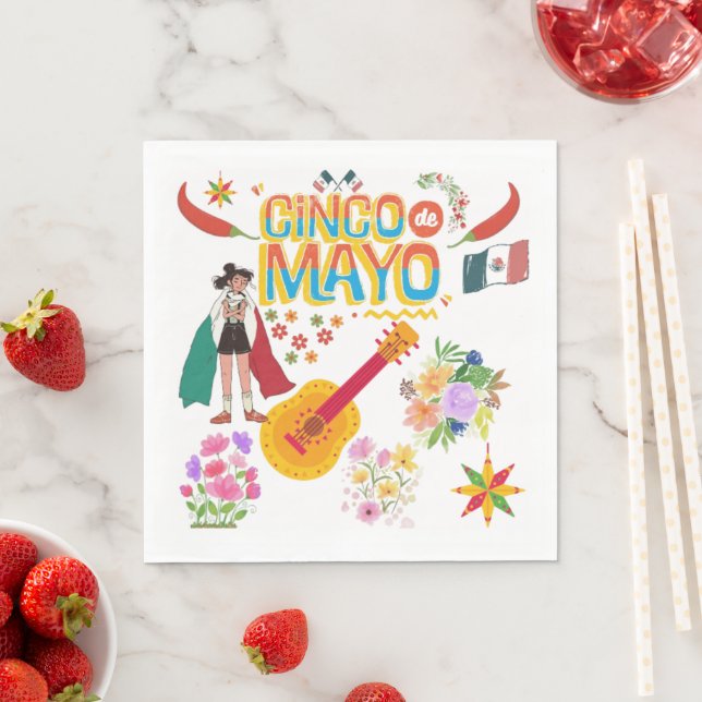 Cinco De Mayo Serviette (Beispiel)