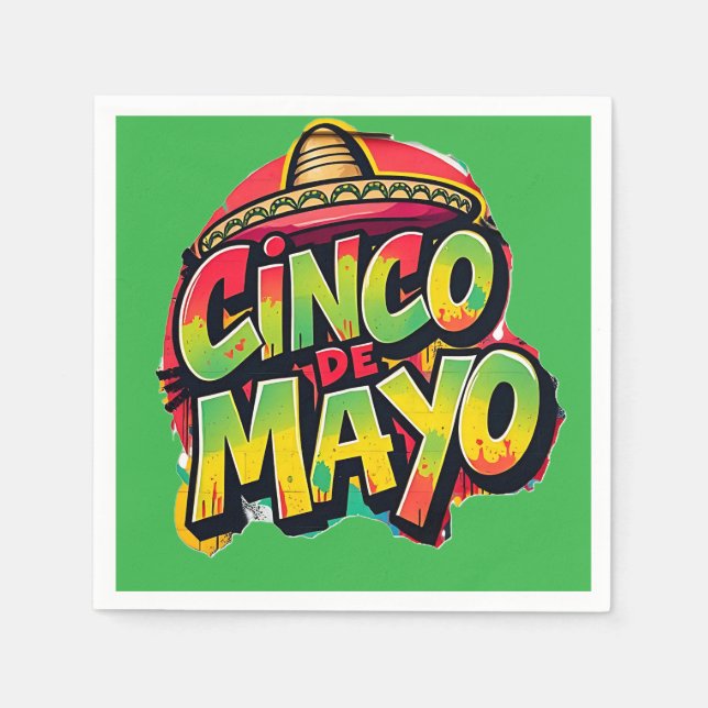 Cinco De Mayo Serviette (Vorderseite)