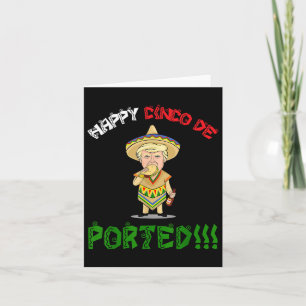 Cinco De Mayo Shirt Deportiert Funny Donald Trump  Karte