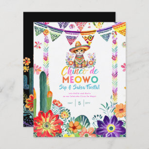 Cinco De Mayo Sip und Salsa Funny Cat FIESTA