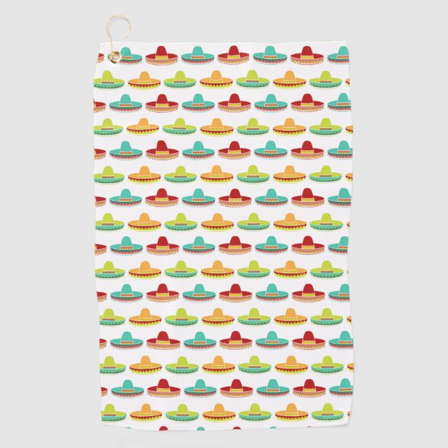 Cinco de Mayo Sombrero Mariachi Mexikanische Kultu Golfhandtuch (Vorderseite)