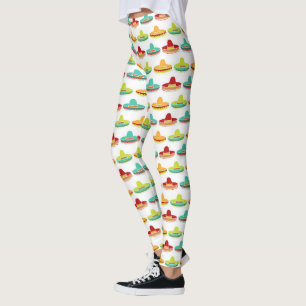 Cinco de Mayo Sombrero Mariachi Mexikanische Kultu Leggings