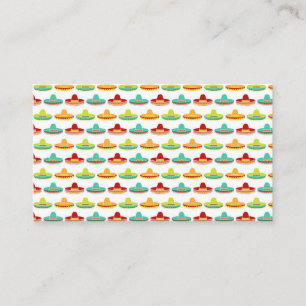 Cinco de Mayo Sombrero Mariachi Mexikanische Kultu Visitenkarte