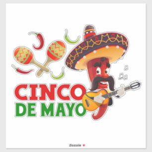 Cinco De Mayo Sticker