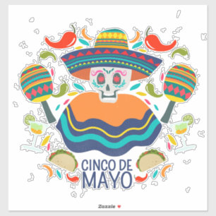 Cinco De Mayo Sticker