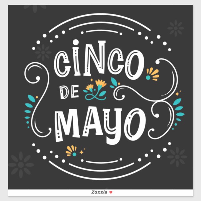 Cinco De Mayo Sticker (Blatt)