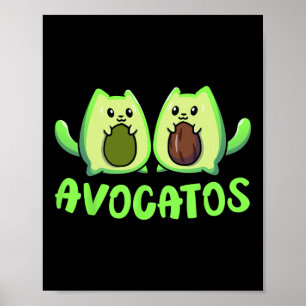 Cinco De Mayo T-Shirt Lustig Meow Avogato Katze Av Poster