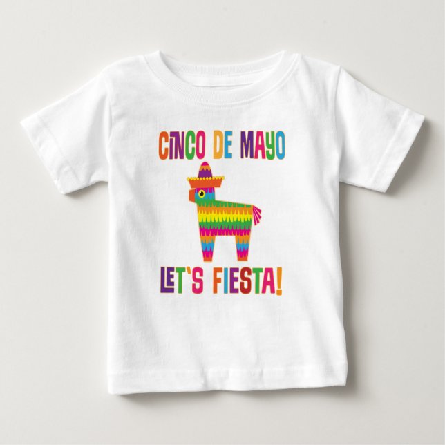 Cinco De Mayo Taco Lasse Fiesta Pinata Baby T-shirt (Vorderseite)