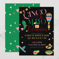 Cinco De Mayo Taco Party Farbenfrohe Feier B