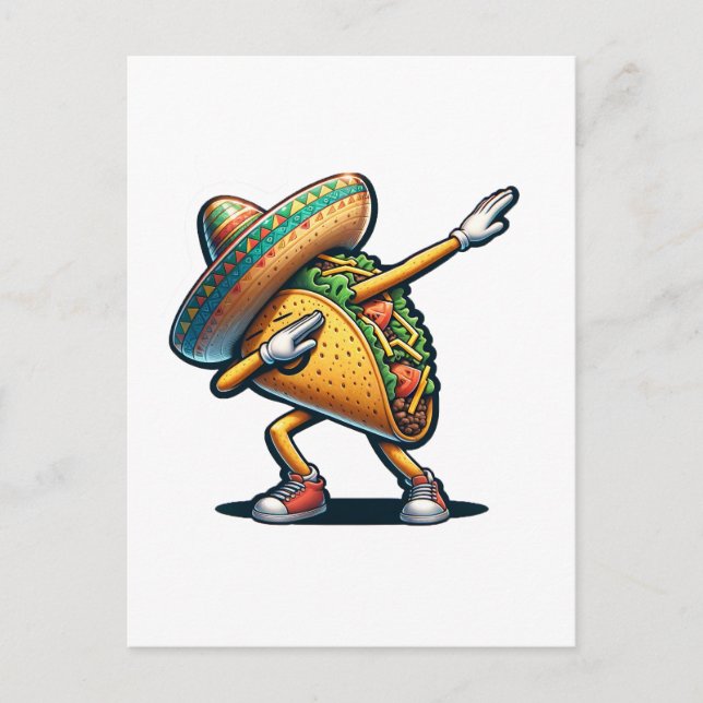 Cinco de Mayo Taco Postkarte (Vorderseite)