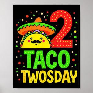 Cinco De Mayo Taco Twosday 2. Geburtstagsfeier _2 Poster
