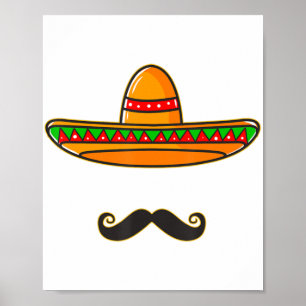 Cinco De Mayo Tag mexikanische Geschenke Nacho Ave Poster