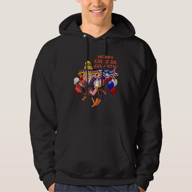Cinco De Mayo Tequila Tacos Mexican Beer Happy Cin Hoodie (Vorderseite)
