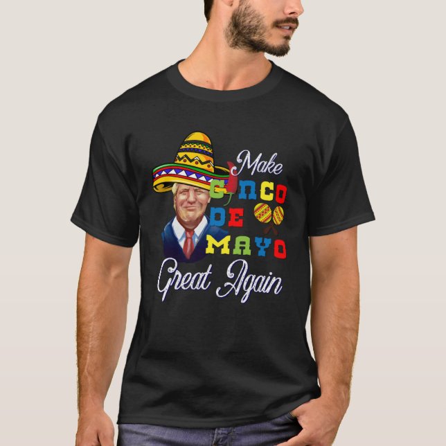 Cinco De Mayo Tequila Tacos Mexican Beer Happy Cin T-Shirt (Vorderseite)