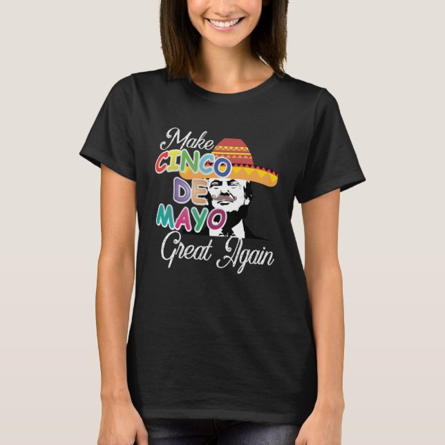 Cinco De Mayo Tequila Tacos Mexican Beer Happy Cin T-Shirt (Vorderseite)
