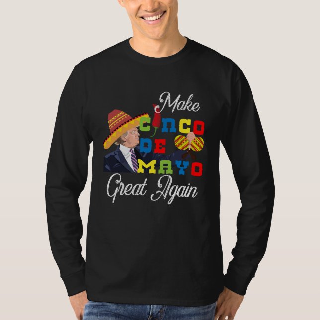 Cinco De Mayo Tequila Tacos Mexican Beer Happy Cin T-Shirt (Vorderseite)