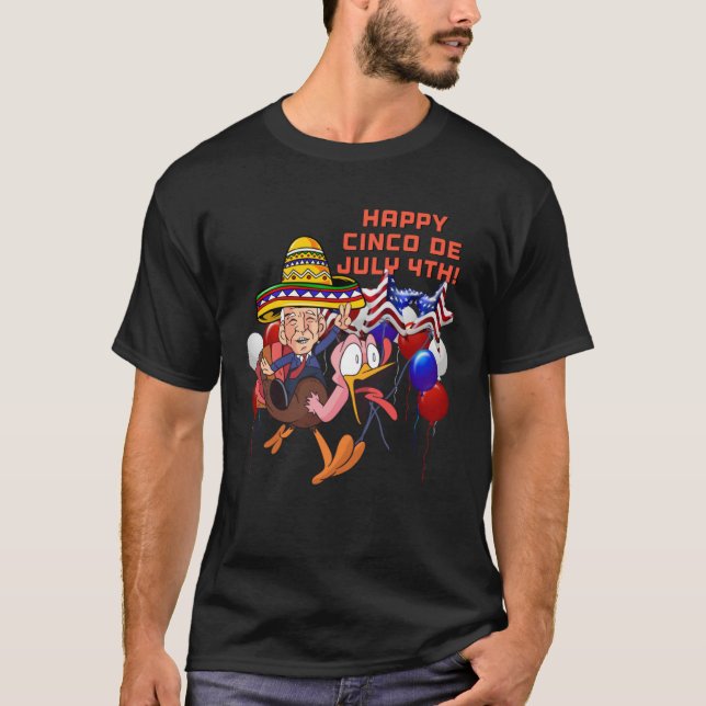 Cinco De Mayo Tequila Tacos Mexican Beer Happy Cin T-Shirt (Vorderseite)