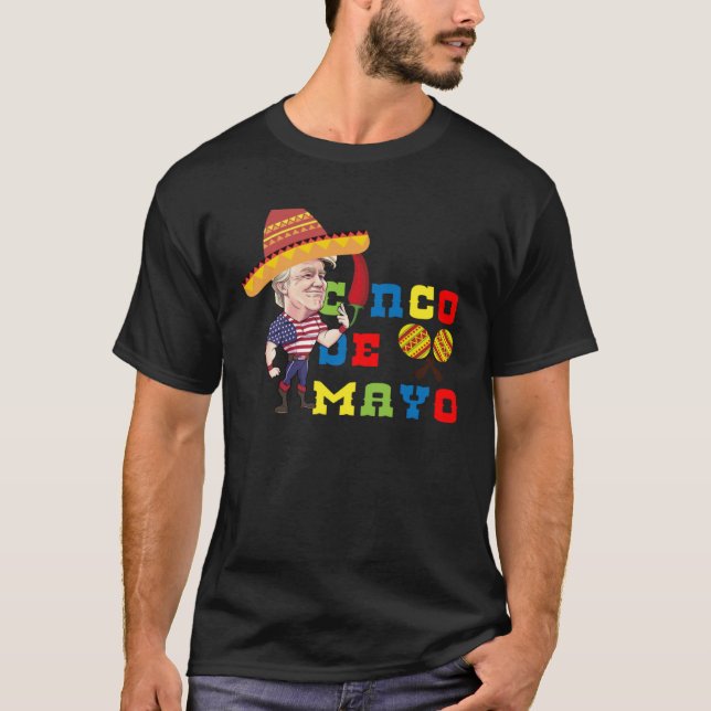 Cinco De Mayo Tequila Tacos Mexican Beer Happy Cin T-Shirt (Vorderseite)