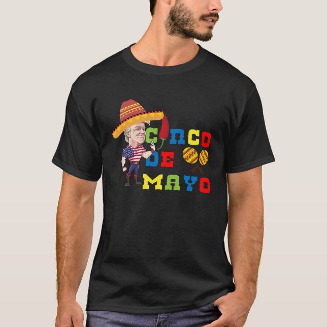 Cinco De Mayo Tequila Tacos Mexican Beer Happy Cin T-Shirt (Vorderseite)