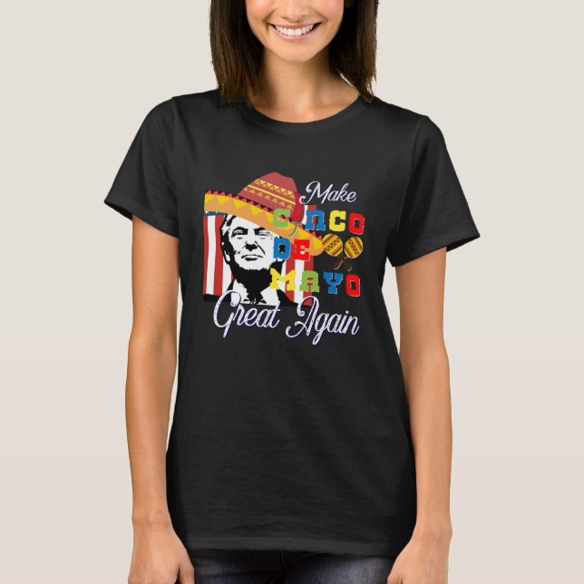 Cinco De Mayo Tequila Tacos Mexican Beer Happy Cin T-Shirt (Vorderseite)