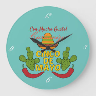 Cinco de Mayo Thunder_Cove Große Wanduhr