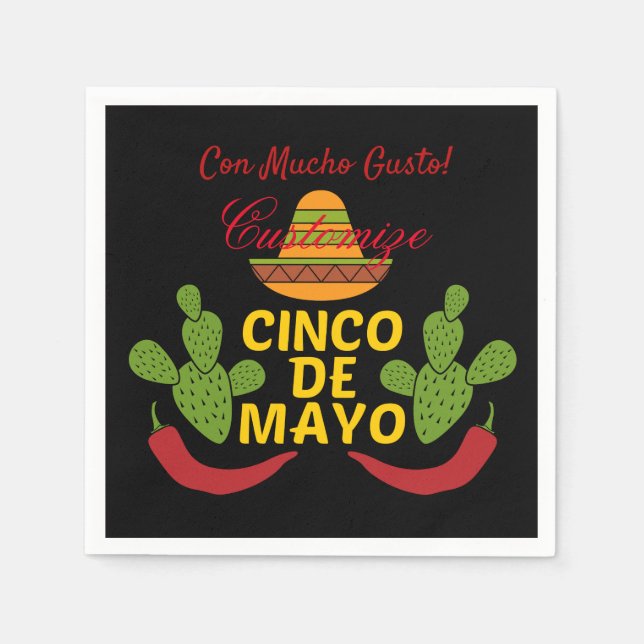 Cinco de Mayo Thunder_Cove Serviette (Vorderseite)