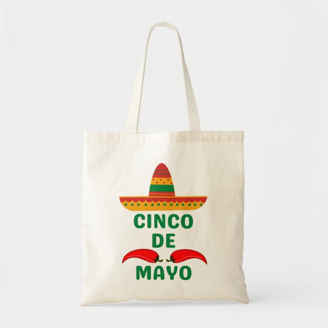 Cinco De Mayo Tragetasche (Vorne)