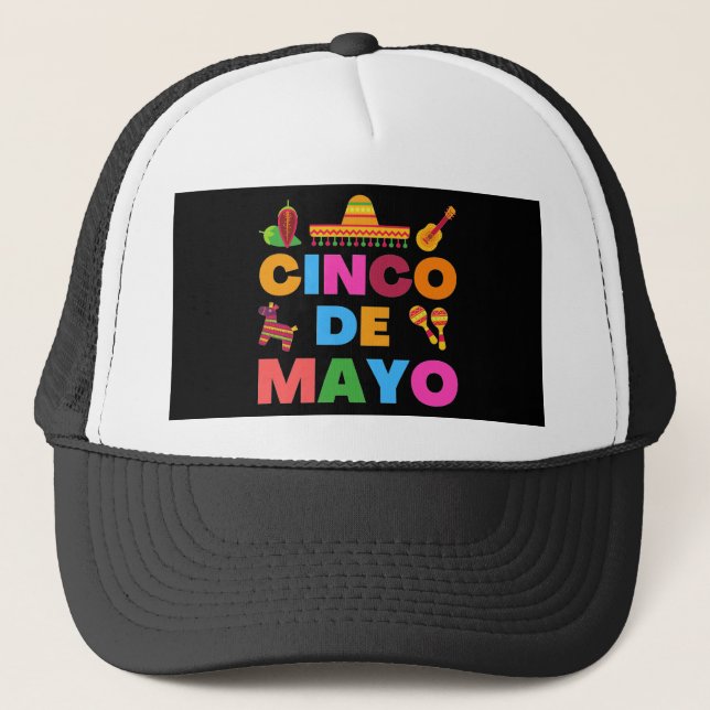 Cinco De Mayo Truckerkappe (Vorderseite)