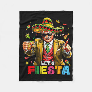 Cinco De Mayo Trump Taco Lustiger Mexikanischer Tr Fleecedecke