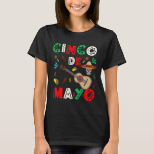 Cinco De Mayo Trupp Mexikanische Fiesta Sombrero F T-Shirt