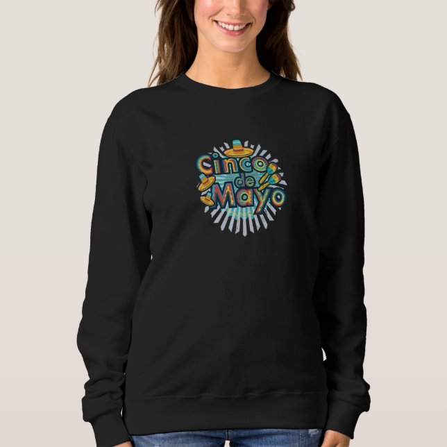 Cinco De Mayo Vintag mexikanisch 1 Sweatshirt (Vorderseite)