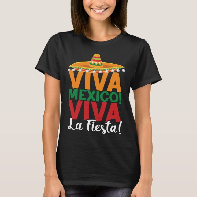 Cinco De Mayo Viva Mexico Viva La Fiesta Fiesta 5  T-Shirt (Vorderseite)