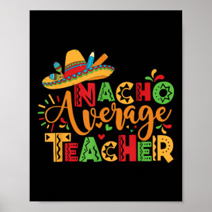 Cinco de Mayo Zurück zur Schule Mexikanischer Nach Poster