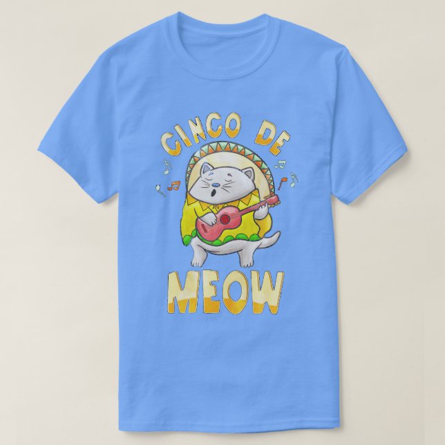 Cinco De Meow (2) T-Shirt (Design vorne)