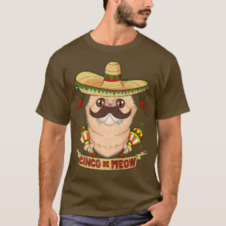 Cinco de Meow I Cinco de Mayo Eotic Kurzhaarkatze  T-Shirt