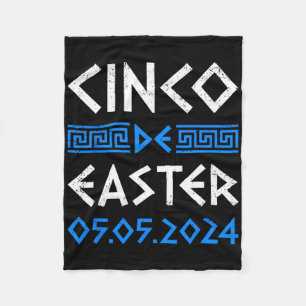 Cinco De Oaster Funny Cinco De Mayo Orthodox Griec Fleecedecke