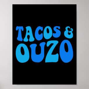 Cinco De Oaster Ouzo Cinco De Mayo Orthodox Griech Poster
