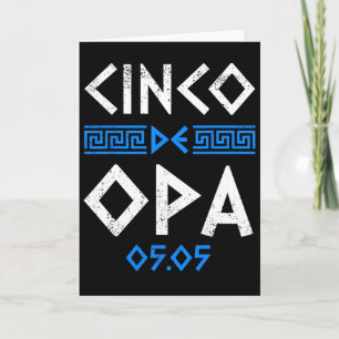 Cinco De Opa Lustiger Cinco De Mayo orthodox griec Karte
